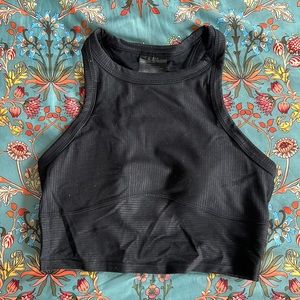 Lululemon cropped high neck tank